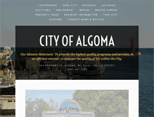 Tablet Screenshot of algomacity.org